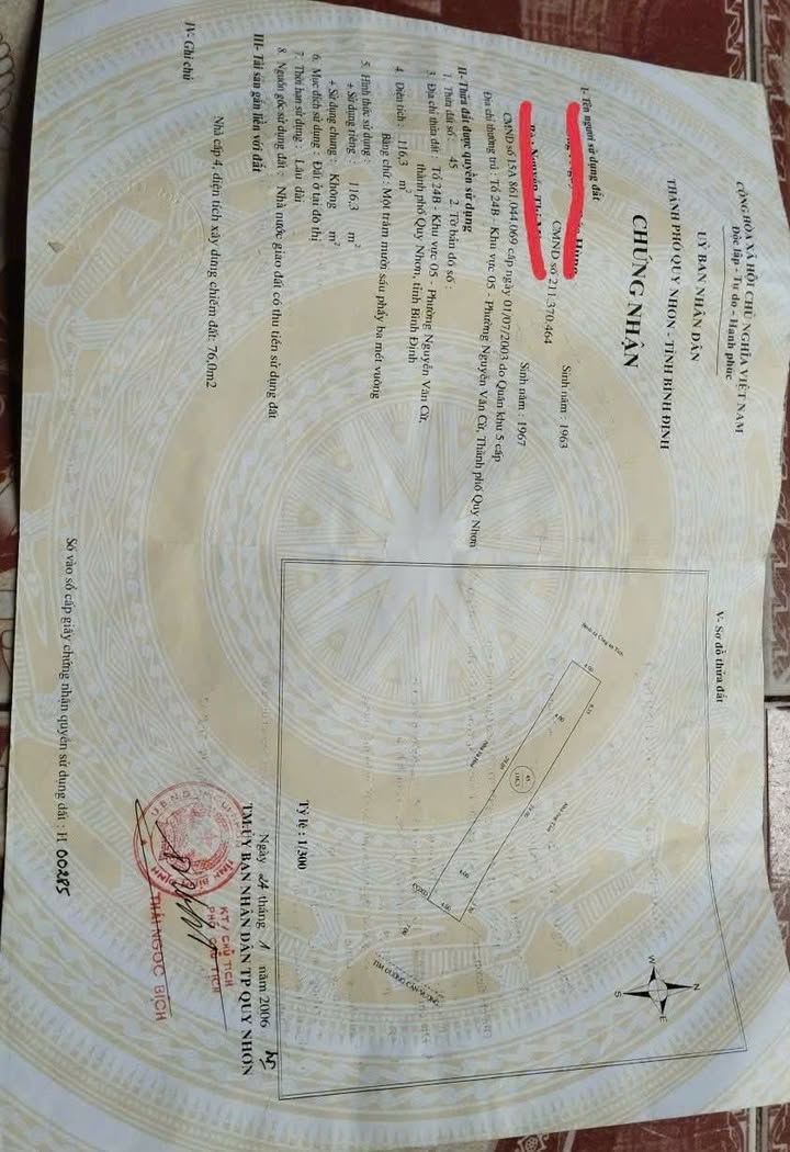 Nhà cấp 4 mặt tiền đường Cần Vương Quy Nhơn 116m² giá 6 tỷ - Cơ hội đầu tư tuyệt vời!