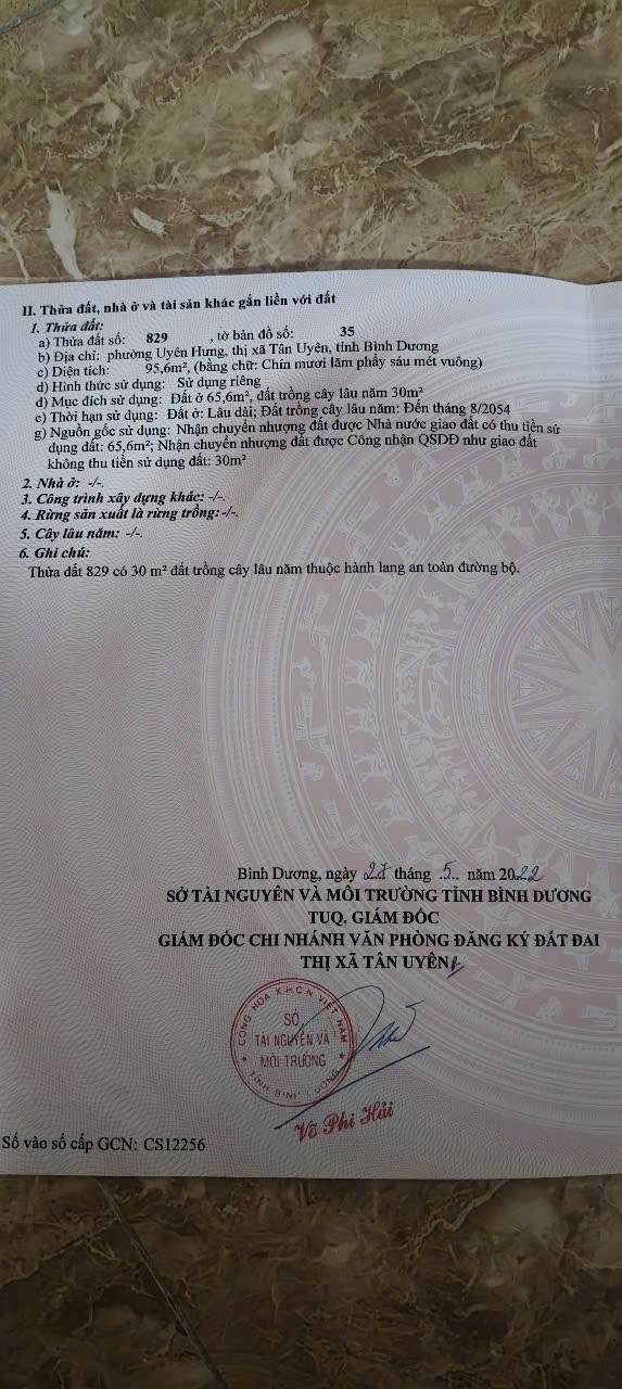 Bán đất tặng nhà mặt tiền kinh doanh Uyên Hưng 65m² giá 2.1 tỷ - Cơ hội vàng cho nhà đầu tư!