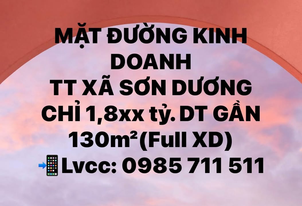 Mặt tiền kinh doanh Hạ Long 130m² giá 1.8 tỷ - Đầu tư sinh lời ngay!