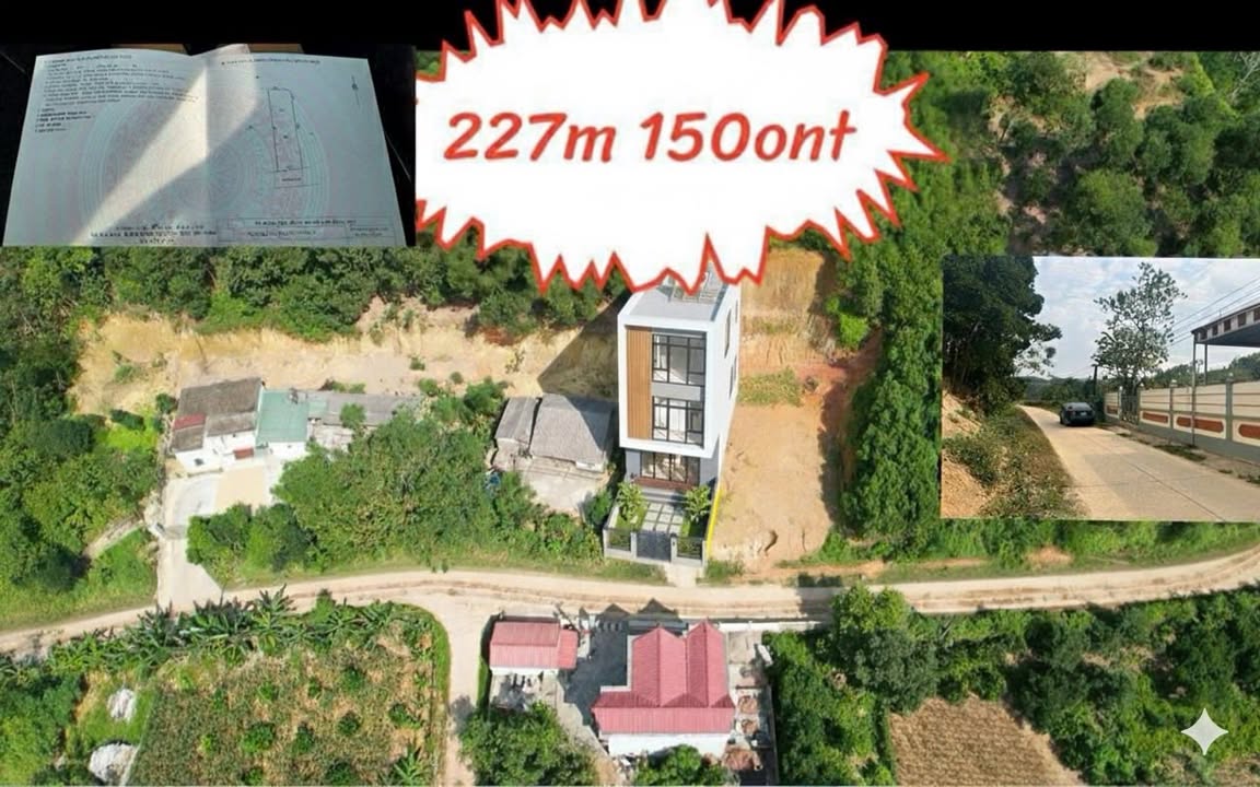 Đất thổ cư 227m² tại Cao Dương, Lương Sơn - Giá chỉ 920 triệu!