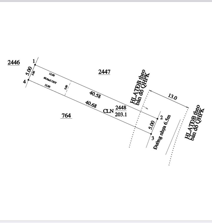Đất thổ cư Hòa Lợi Bến Cát 202m² giá 1 tỷ - Đường nhựa 6.5m, dân cư đông đúc!