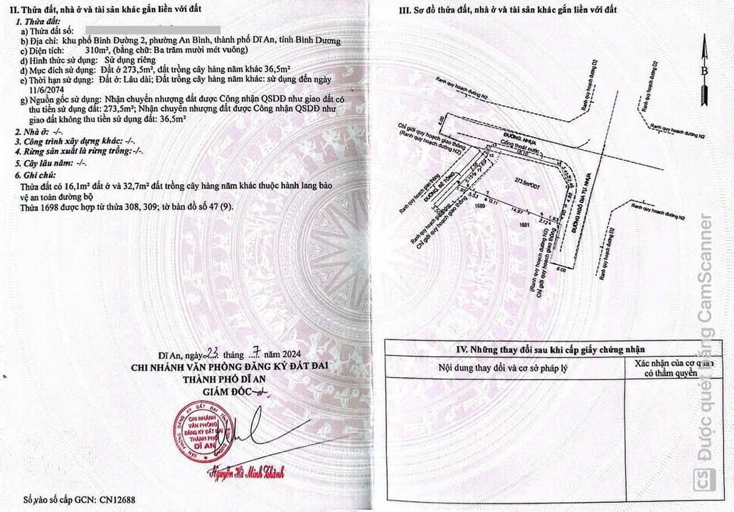 Đất 3 mặt tiền Chợ Đêm Việt Lập 310m² giá 16 tỷ - Cơ hội đầu tư sinh lời!