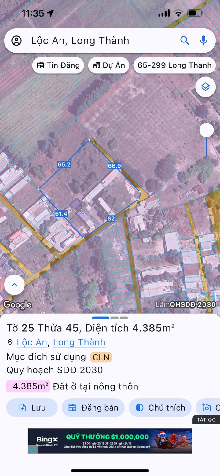 Đất nền Lộc An, Long Thành 97m² giá 630 triệu - Sổ đỏ chính chủ!