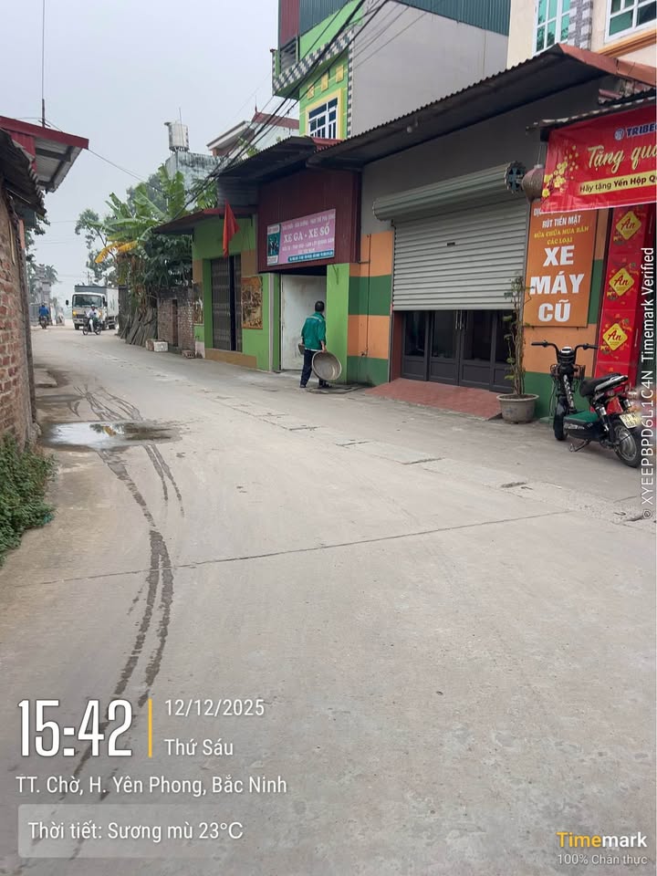 Đất thổ cư Chờ, Yên Phong 120m² giá 3 tỷ - Đầu tư sinh lời ngay!