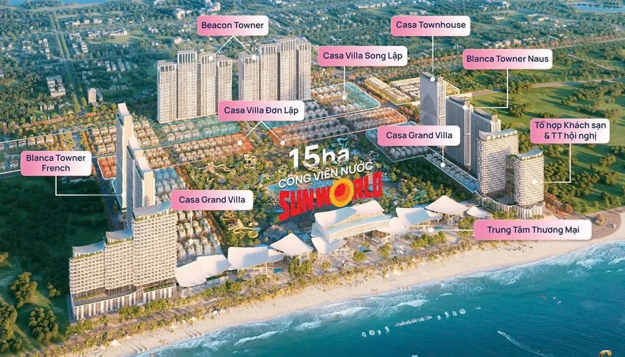 Townhouse Casa tại Blanca City Vũng Tàu 131m² giá 21 tỷ - Sổ hồng lâu dài