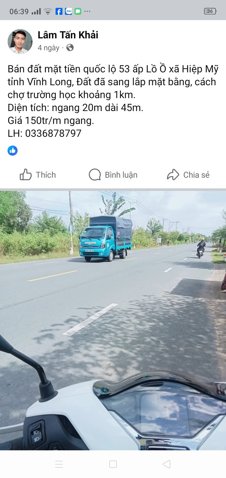 Kho xưởng cho thuê tại Quốc lộ 53, Trà Vinh - Diện tích 10.015m² chỉ 60 triệu/năm!