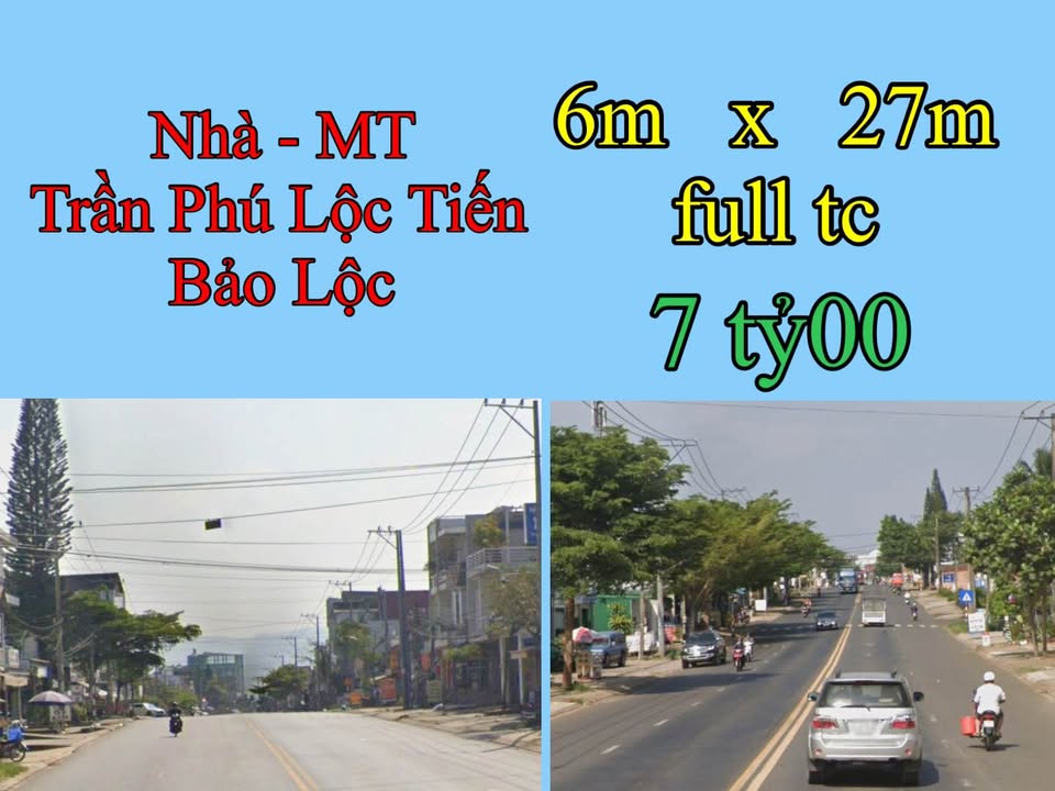 Nhà mặt tiền Trần Phú, Lộc Tiến, 156m² giá 7 tỷ - Sẵn sàng vào ở!