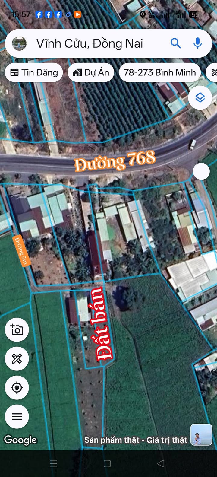 Đất nền 2 mặt tiền đường 768, Vĩnh An, 320m² giá chỉ 780 triệu - Cơ hội đầu tư tuyệt vời!