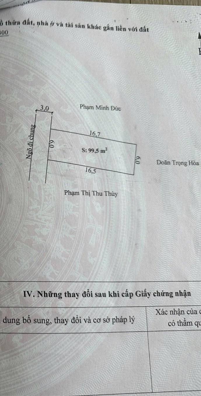 Đất nền 99,5m² tại Anh Dũng, Dương Kinh - Giá đầu tư hấp dẫn!