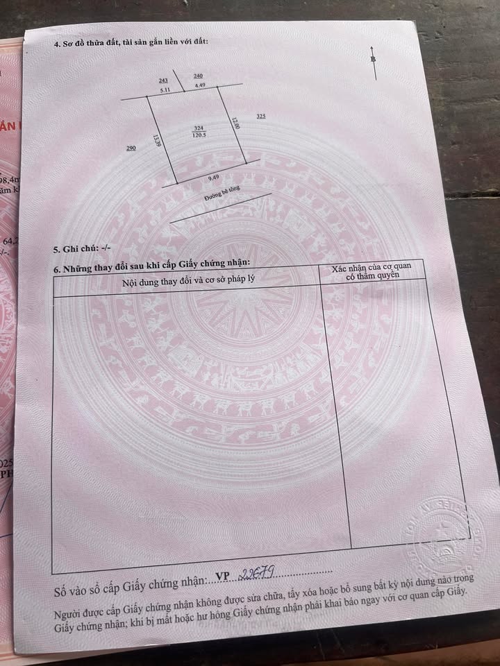 Đất sổ hồng Hòa Phong, Hòa Vang, Đà Nẵng 120m² - Giá chỉ 800 triệu!