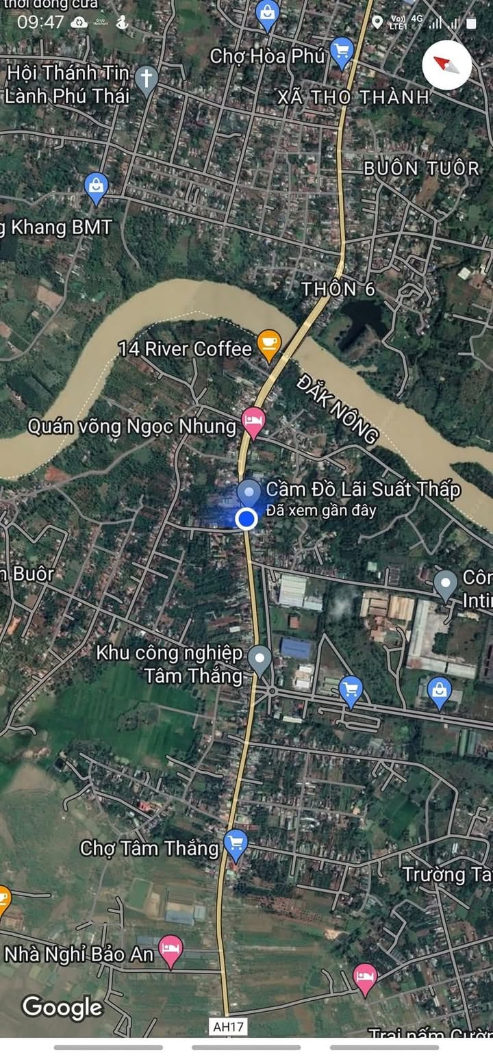 Đất thổ cư mặt tiền Quốc Lộ 14, xã Tâm Thắng, 140m² - Giá chỉ 1.75 tỷ, thương lượng!