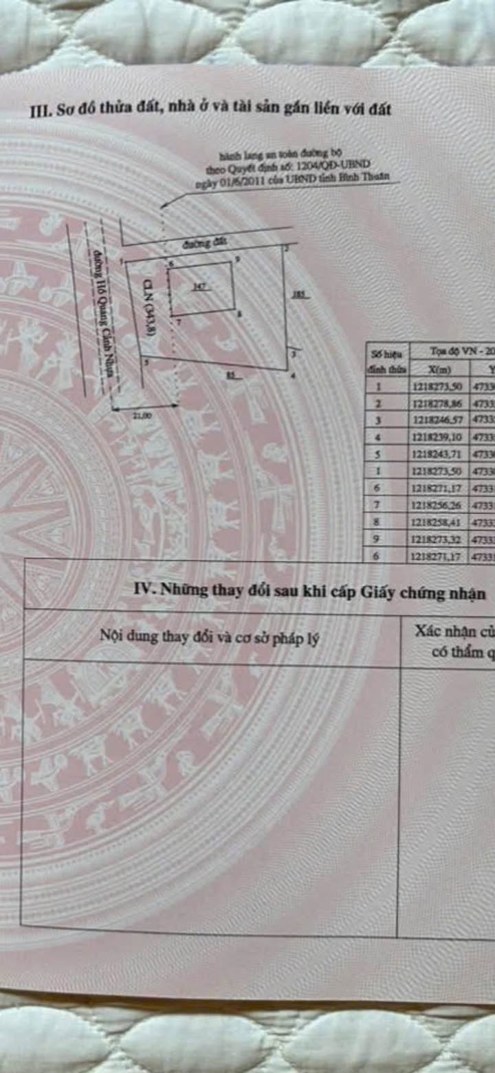 Đất mặt tiền 715 thôn Thiện An, Mũi Né 1700m² giá 6.8 tỷ - Cơ hội đầu tư sinh lời!