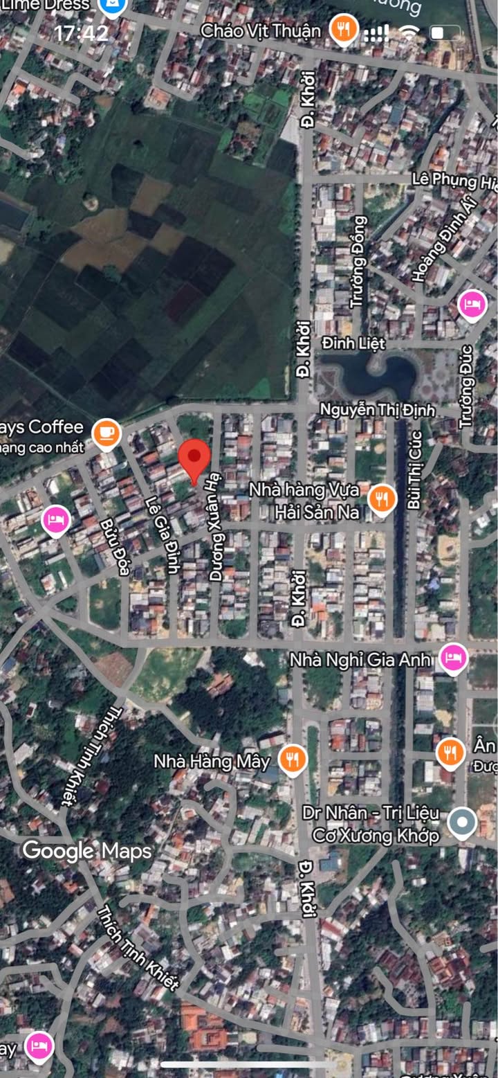 Đất nền 114m² mặt đường Dương Xuân Hạ, Huế - Giá tốt, vị trí đẹp gần công viên!