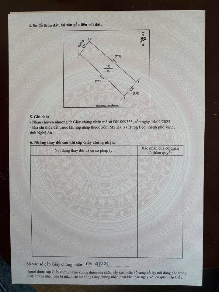 Đất nền Vinh Lộc 115m² giá 3 tỷ - Đối diện trường tiểu học, tiện ích đầy đủ!