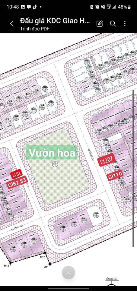 Đất chính chủ Giao Hà, Giao Thủy, Nam Định 100m² giá 1.4 tỷ - View vườn hoa tuyệt đẹp!