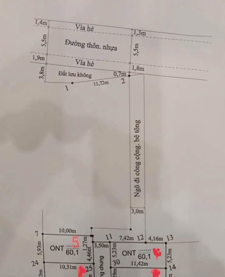 Đất nền Lê Lợi, An Dương 60m² giá chỉ 1.09 tỷ - Cơ hội đầu tư tốt!