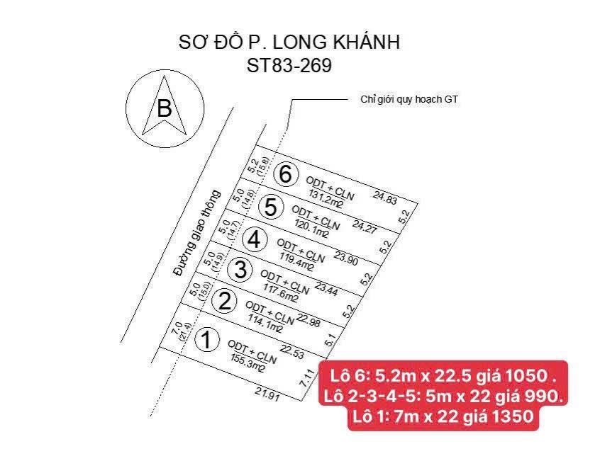 Đất nền Bàu Trâm 110m² giá chỉ 990 triệu - Đường bê tông ô tô vào thoải mái!
