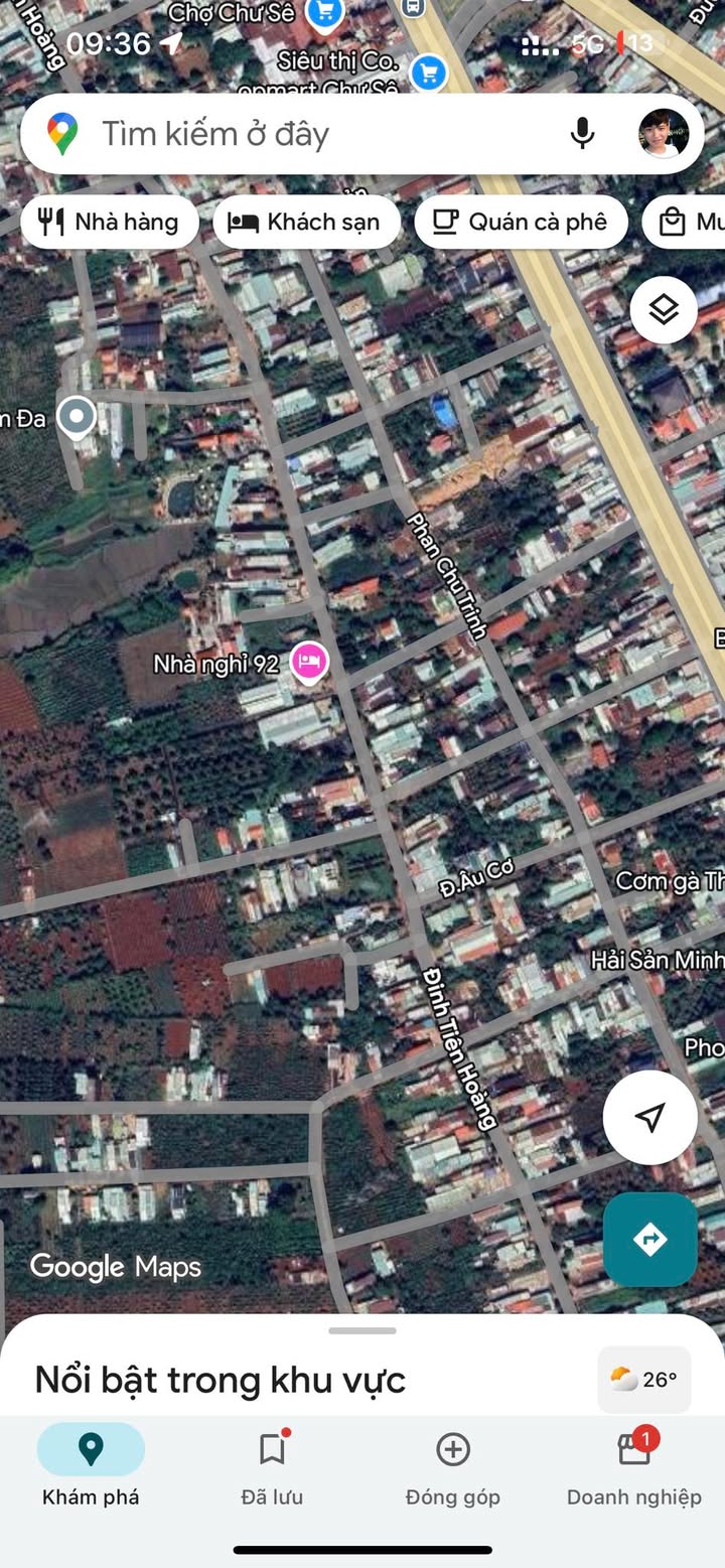 Đất nền hẻm Đinh Hoàng, Chư Sê, 280m² - Giá chỉ 1.1 tỷ VND!