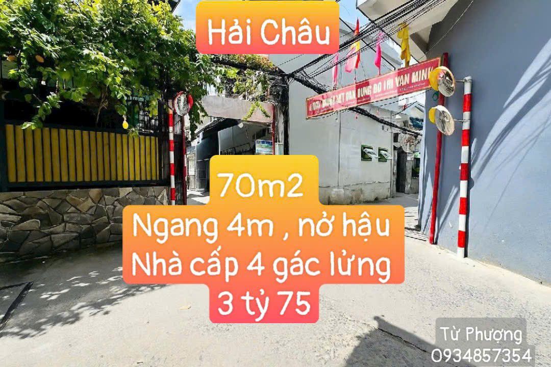 Nhà cấp 4 gác lửng Hòa Thuận Đông 70m² giá 3 tỷ - Đầu tư lý tưởng tại trung tâm Đà Nẵng!