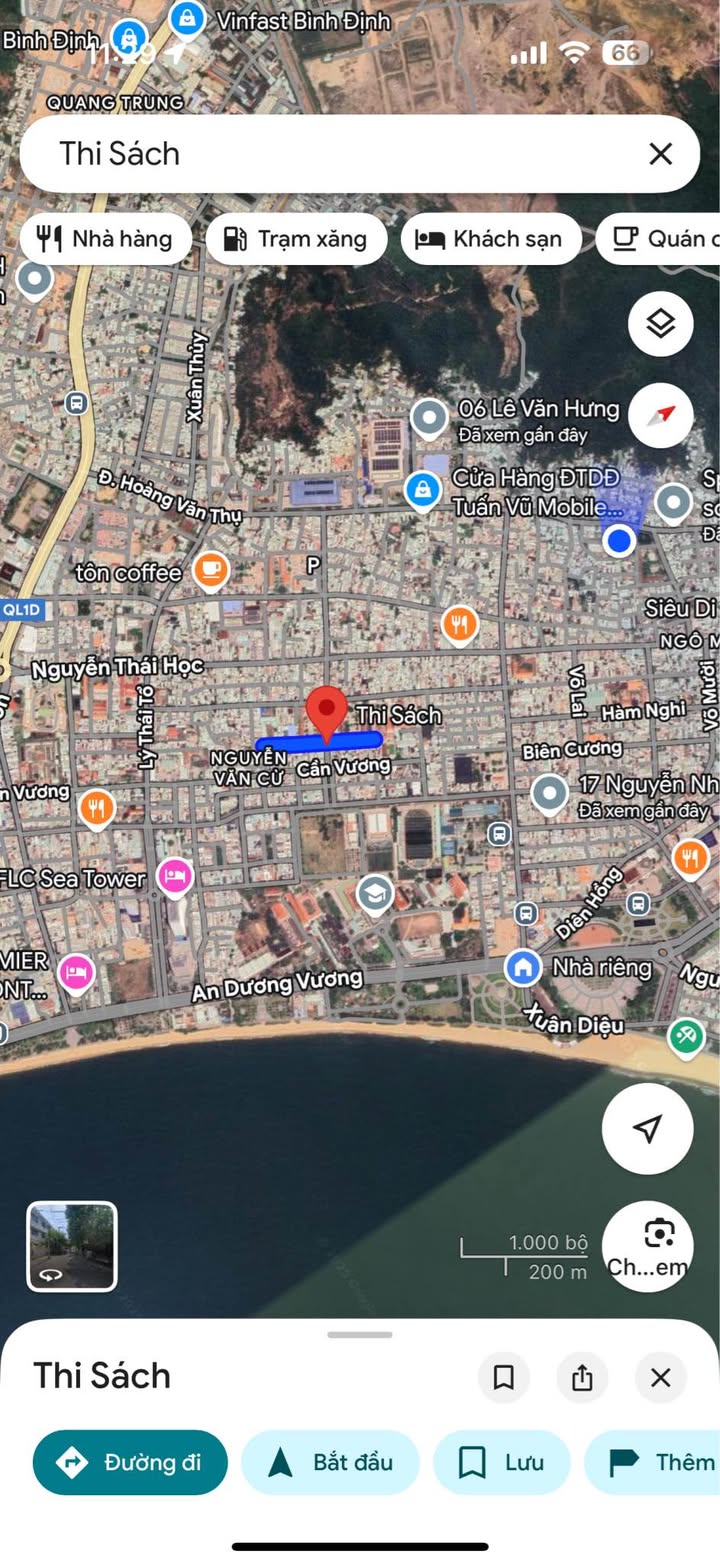 Mặt tiền Thi Sách, Quy Nhơn 64m² giá 5 tỷ - Đầu tư sinh lời!