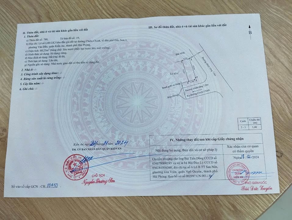 Đất nền Phù Liễn Hải Phòng 60m² - Lô góc 3 mặt tiền siêu đẹp