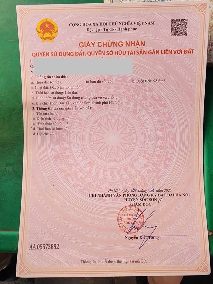 Đất nền 98.6m² tại Mai Đình - Đầu tư sinh lời chỉ 3.158 tỷ!