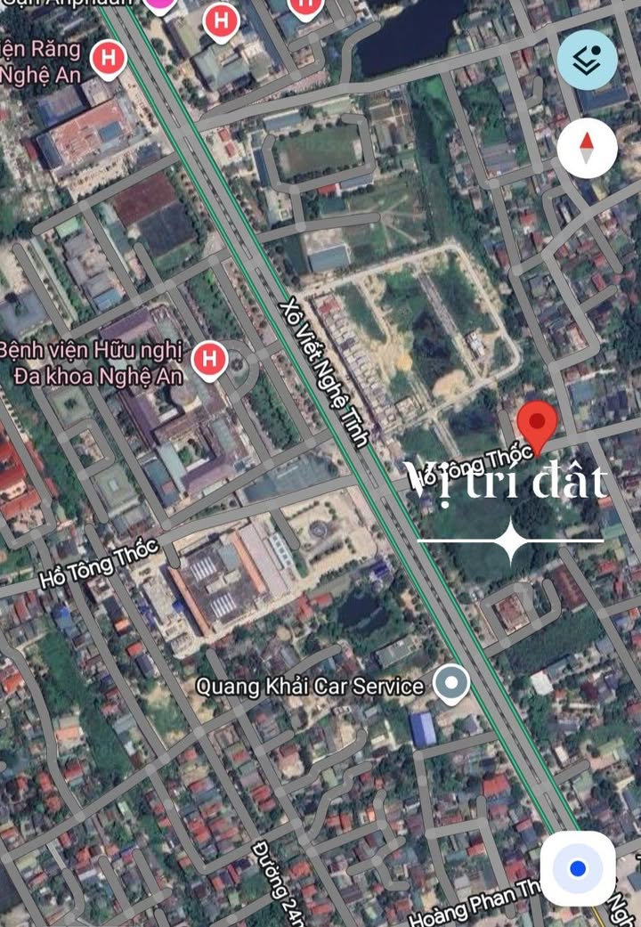 Đất Nền Đẹp Nghi Phú 230m² giá thỏa thuận - Mặt tiền đường Hồ Tông Thốc