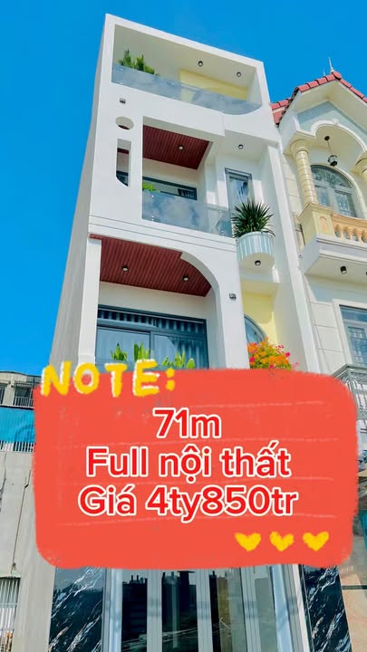 Nhà mới hoàn thiện tại Bình Chuẩn, 71m² giá 4.85 tỷ - Thương lượng ngay!