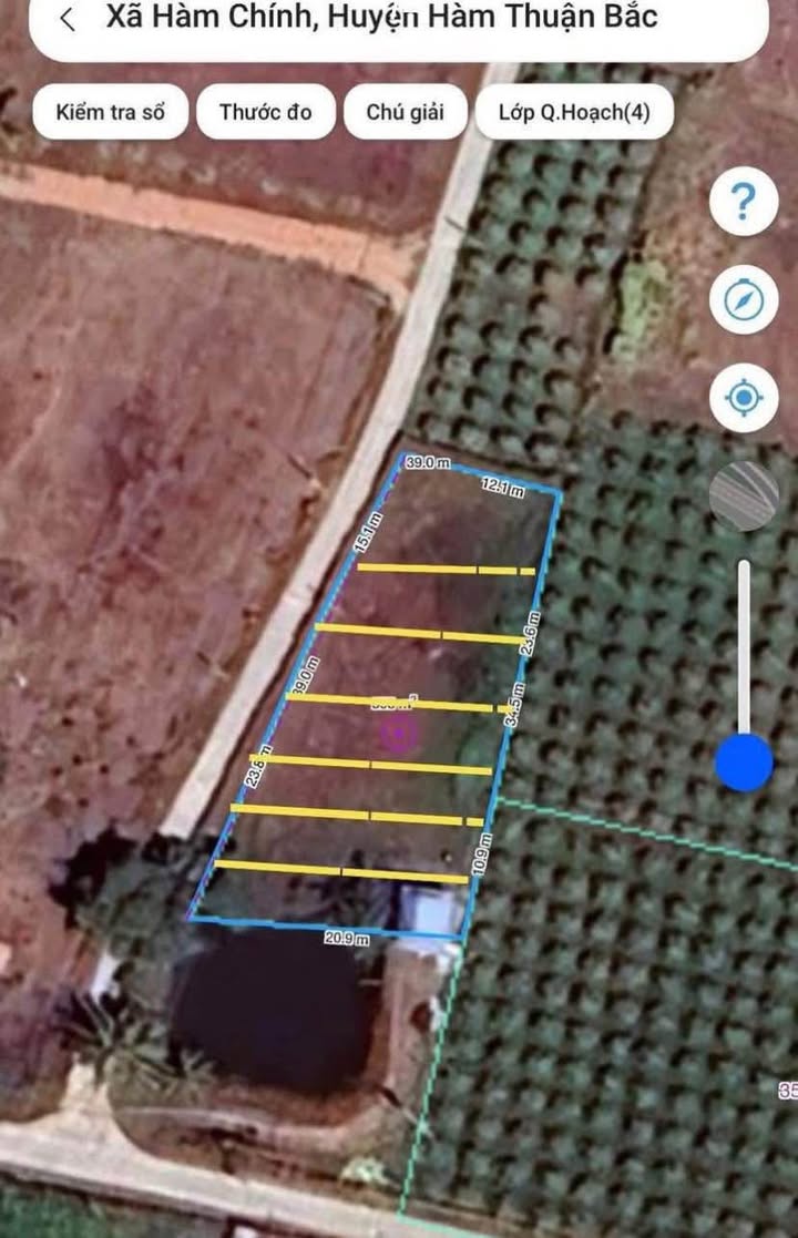 Đất nền thổ cư 600m² tại Hàm Chính, giá 620 triệu - Cơ hội đầu tư tuyệt vời!