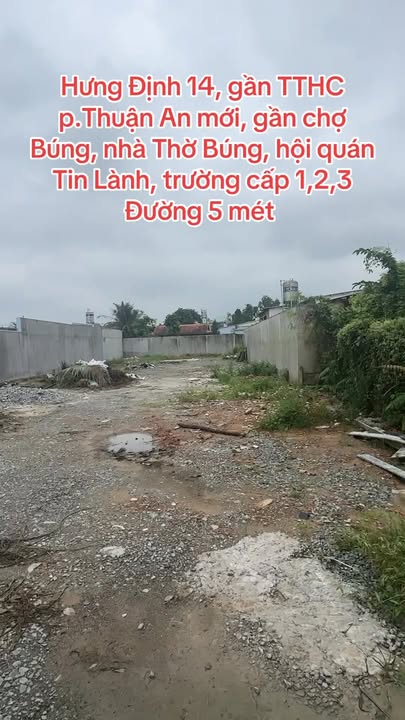 Đất nền Hưng Định 14, Thuận An 664m² giá 9.96 tỷ - Sổ hồng riêng, thổ cư