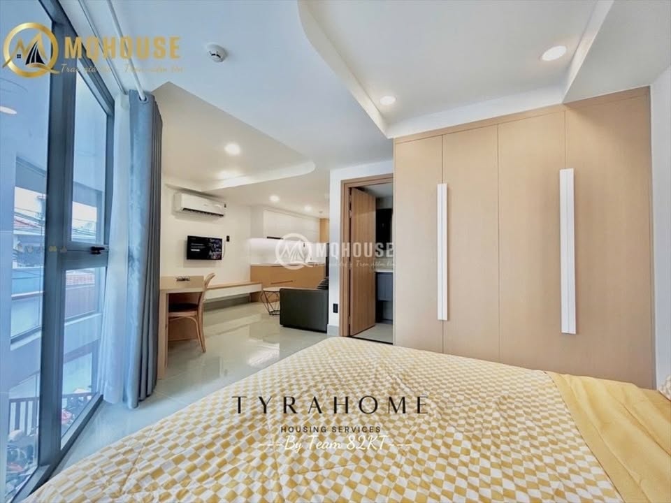 Căn hộ 1PN Nguyễn Trung Trực, Bình Thạnh 50m² - Mới 100%, cửa sổ lớn siêu thoáng!