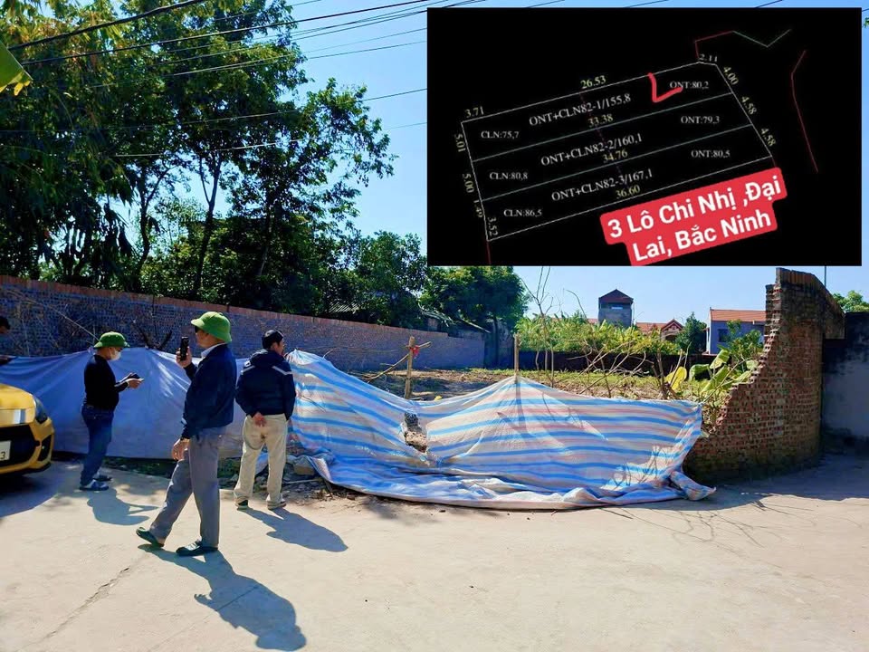 Đất nền Đại Lai, Gia Bình 160m² giá 1.76 tỷ - Đường ô tô vào tận đất!