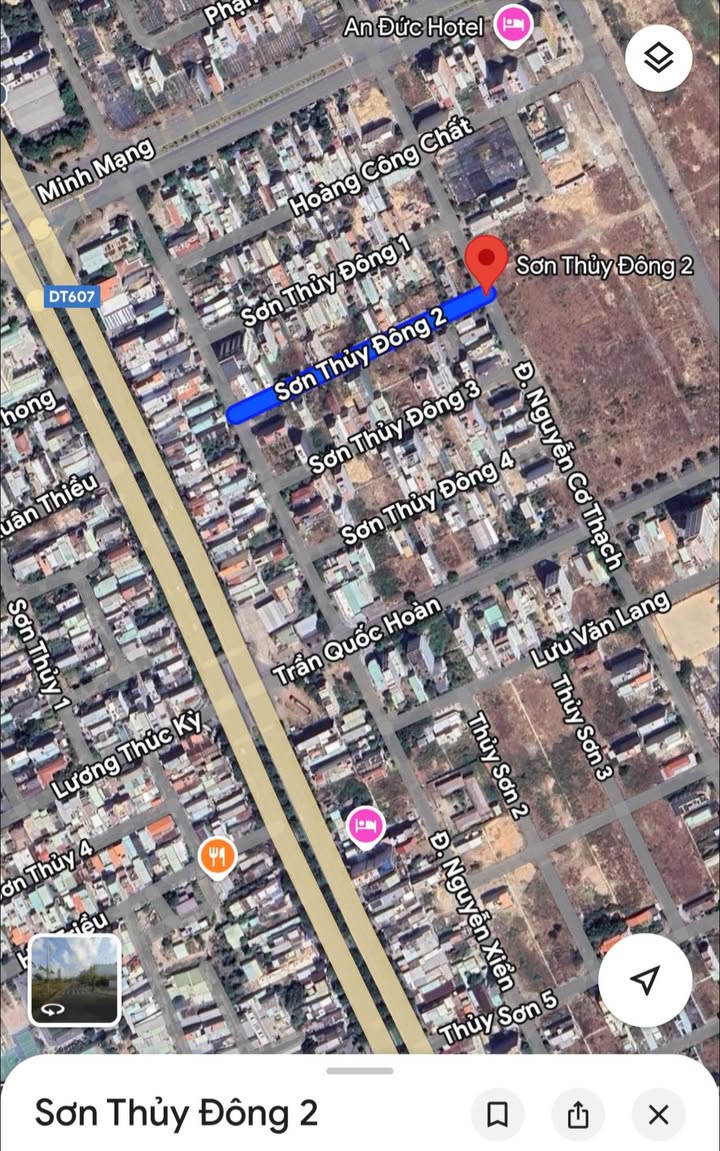 Đất nền 100m² tại đường Sơn Thủy Đông 2, Hòa Hải - Giá chỉ 8 tỷ