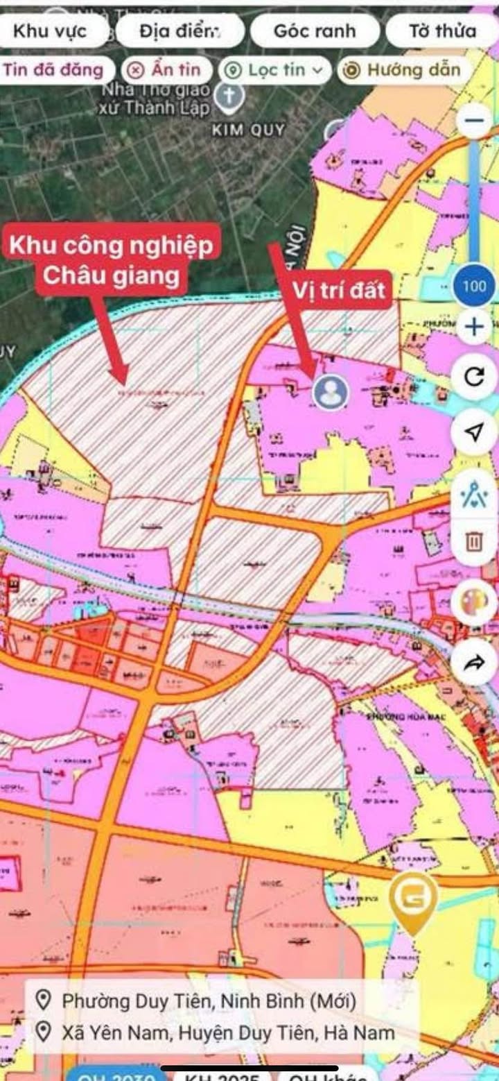 Đất nền Châu Giang, Duy Tiên, Hà Nam 102m² - Đường ô tô vào tận nơi!