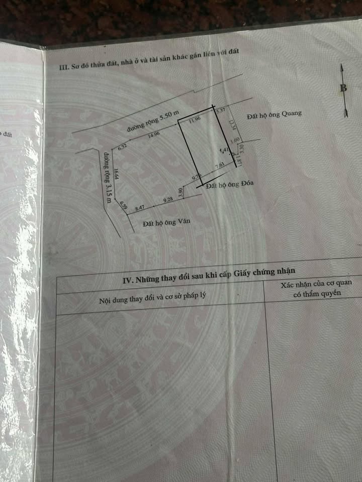 Đất thổ cư mặt đường Yên Liễu, Xuân Yên, 180m² giá 1.2 tỷ - Cơ hội đầu tư tuyệt vời!