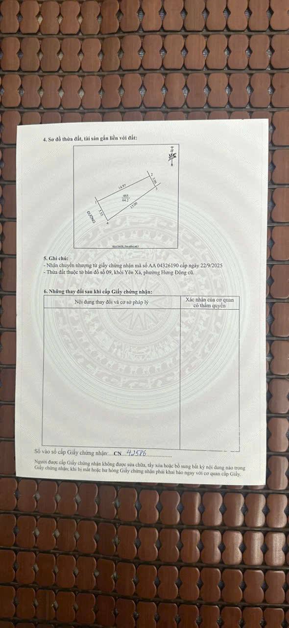 Đất nền Yên Xá Hưng Đông 64,2m² giá 1,45 tỷ - Tiềm năng đầu tư cao!