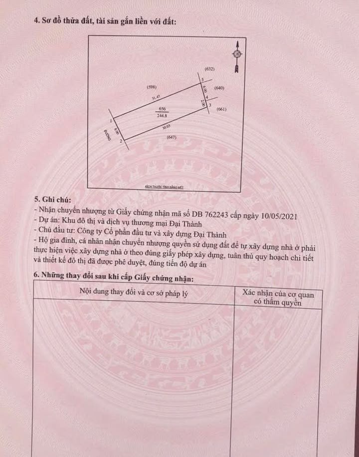 Đất dự án Đại Thành Nghi Kim 200m² giá 5 tỷ - Đầu tư sinh lời ngay!
