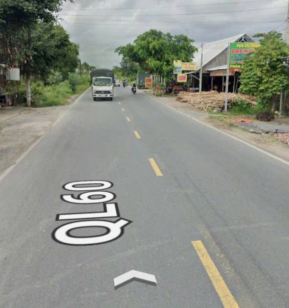 Đất nền mặt tiền Quốc lộ 60, xã Hòa Lộc, 108m² giá 899 triệu - Cơ hội đầu tư lý tưởng!