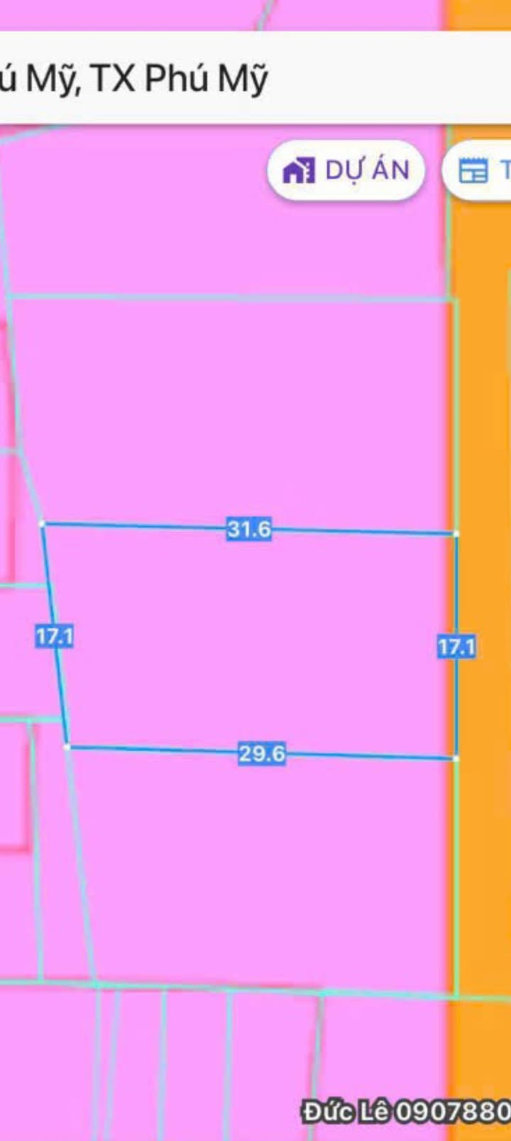 Đất thổ cư 536m² Phú Mỹ, Bà Rịa - Vũng Tàu giá 4.2 tỷ - Đầu tư sinh lời ngay!