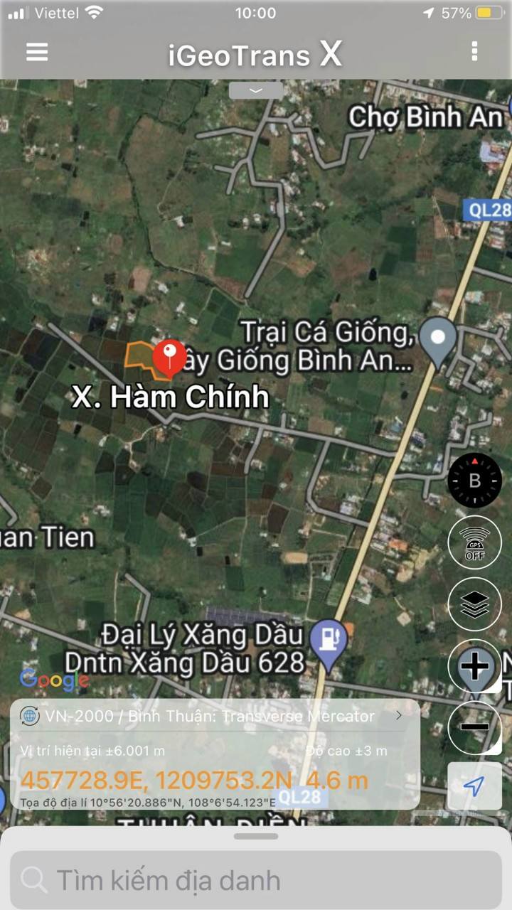 Đất nền Hàm Chính 5.300m² giá 1.602 tỷ - Cần bán gấp!