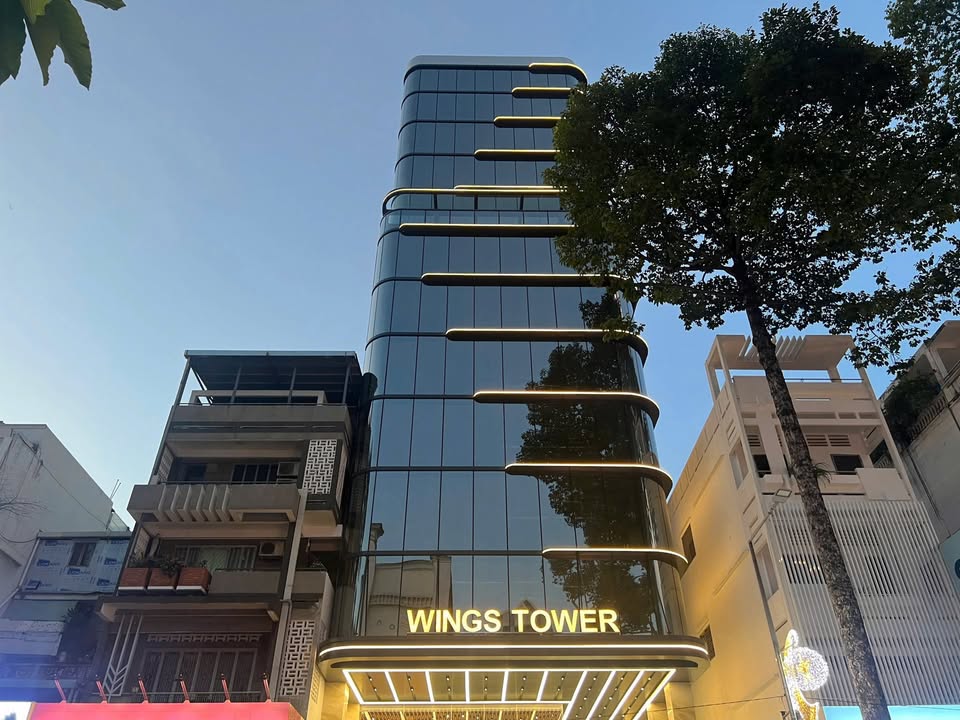 Văn phòng cho thuê Wings Tower Trần Hưng Đạo 80-1000m² - Vị trí sát Quận 1, thiết kế hiện đại!