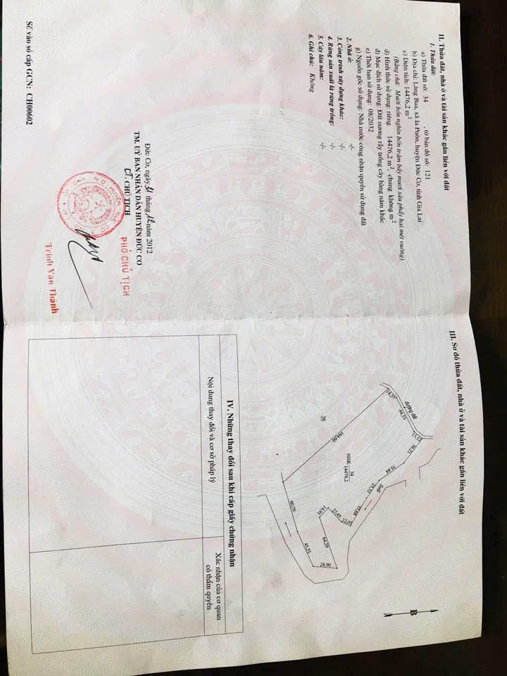 Đất trống 14.000m² tại xã Ia Pnôn, Đức Cơ, Gia Lai - Giá chỉ 800 triệu!