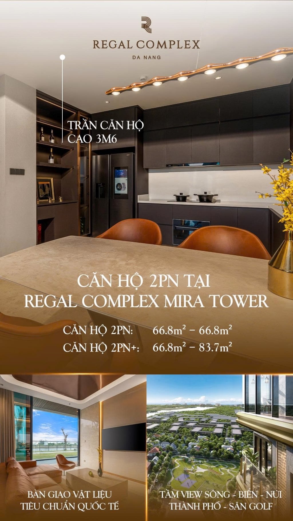 Căn hộ Regal Complex Đà Nẵng 55m² giá 3.8 tỷ - Đầu tư bền vững trong thời kỳ đô thị mới!
