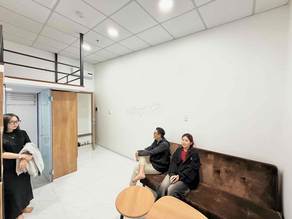 Căn hộ cho thuê quận 7 28m² giá 4.4 triệu - Nhận nuôi thú cưng, xe điện