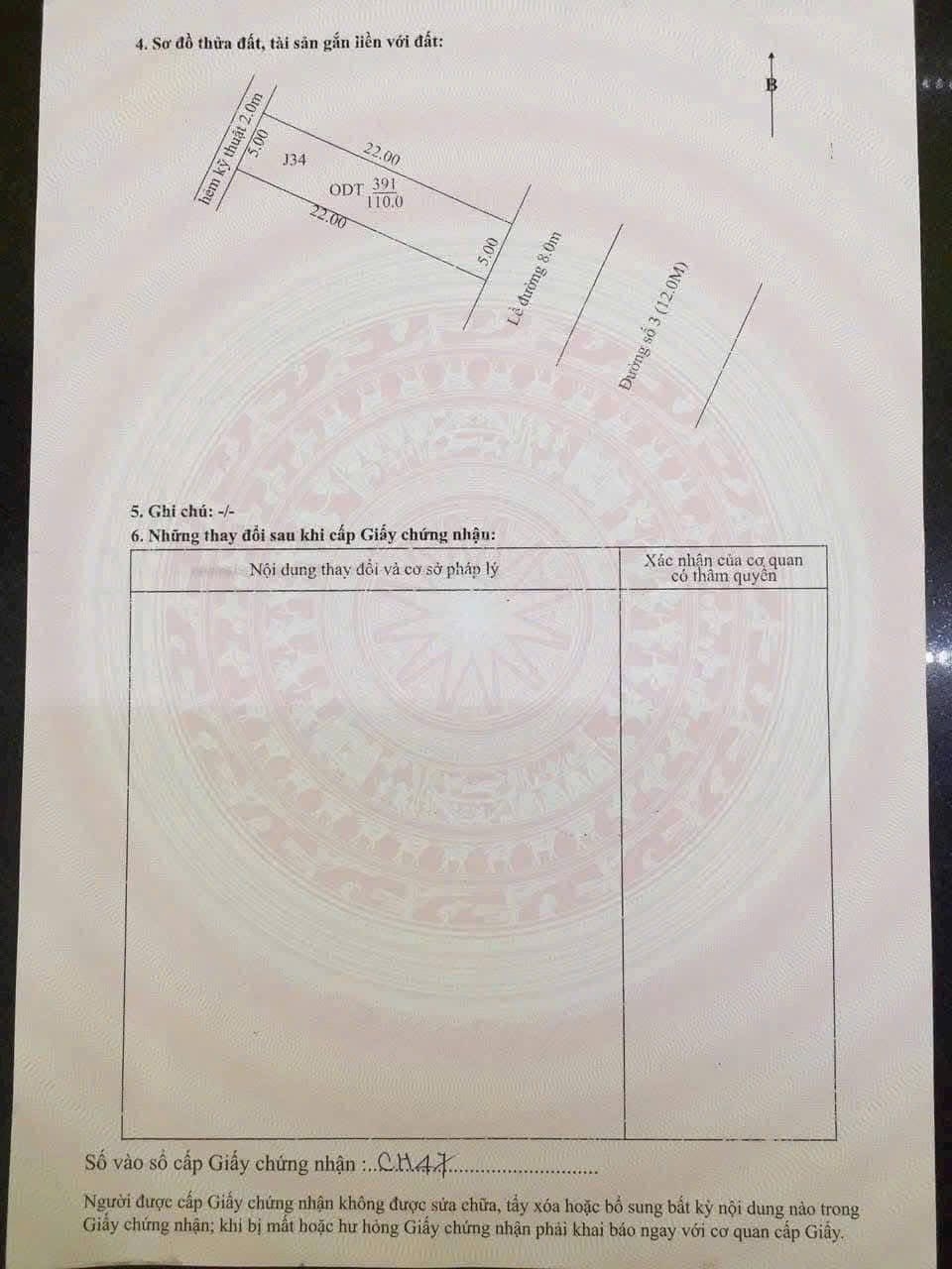 Đất nền đường số 3 khu văn hóa Tây Đô, Cần Thơ 110m² giá 4.8 tỷ - Cơ hội đầu tư tuyệt vời!