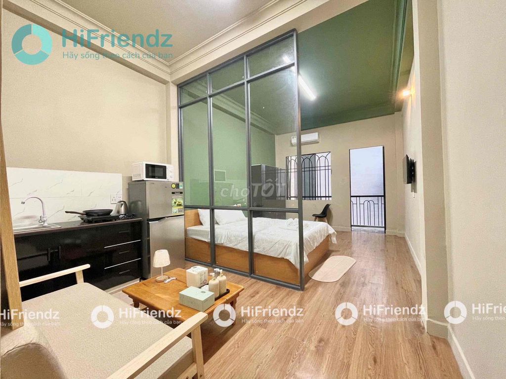 Phòng studio Ban Công 40m² giá 6.9 triệu - An ninh tốt, thoáng mát!