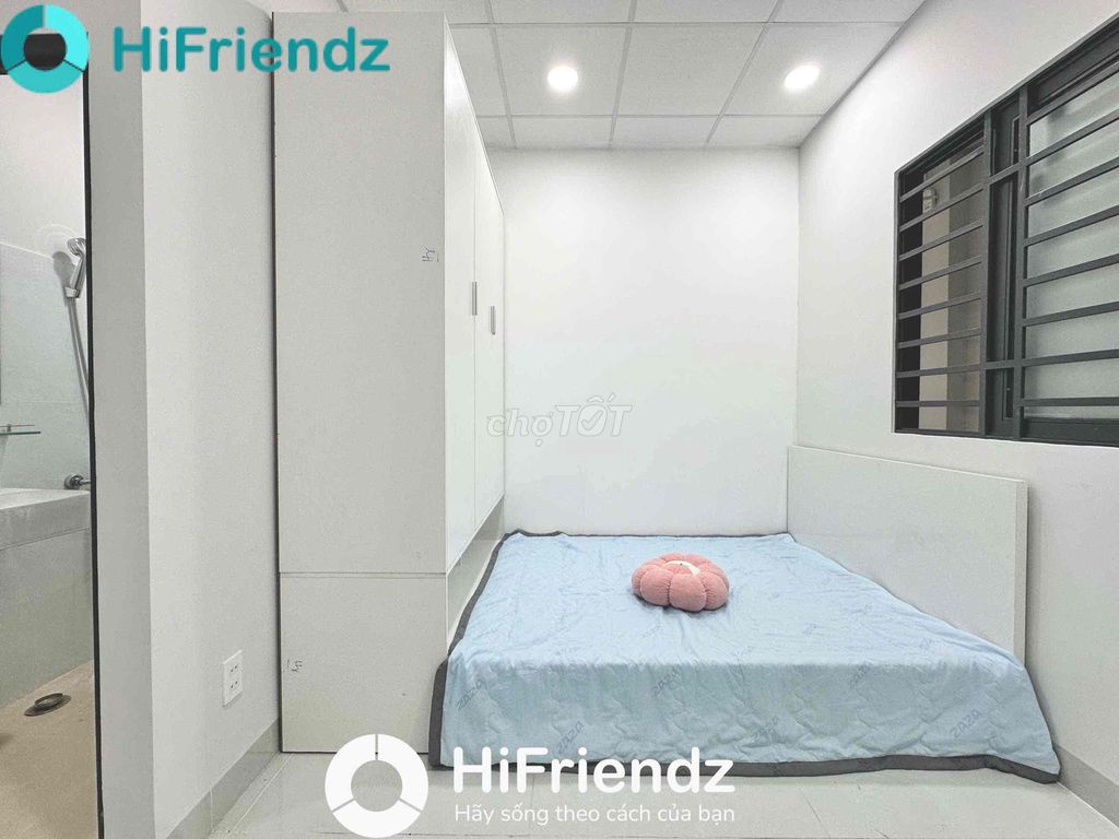 Cho thuê 3P Studio Bờ Bao Tân Thắng 25m² giá 3.9 triệu - Hỗ trợ giảm giá tháng đầu