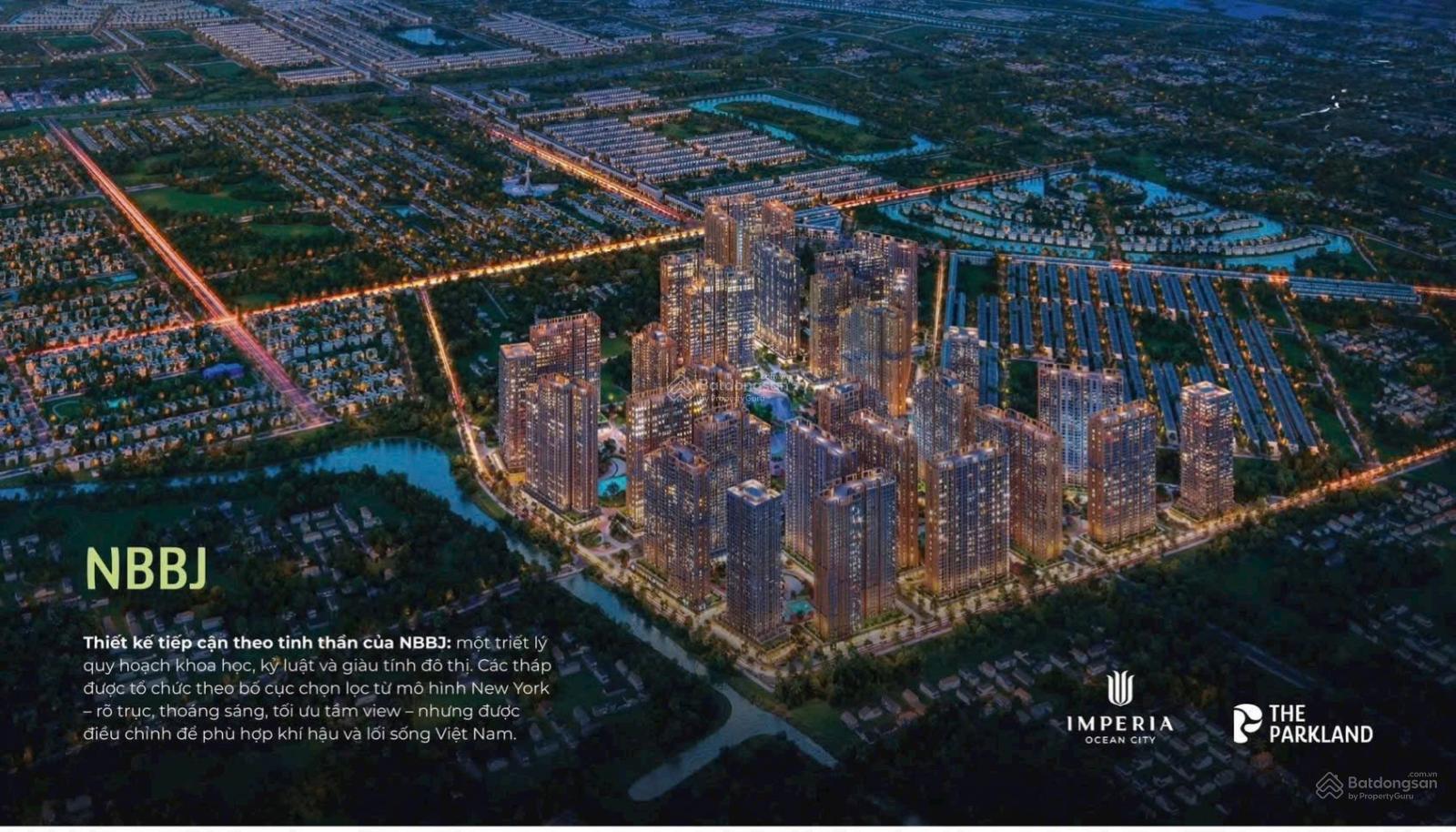 Căn hộ Imperia Ocean City The Parkland tại Vinhomes Ocean Park 2 - Giá từ 59 triệu/m² Full VAT