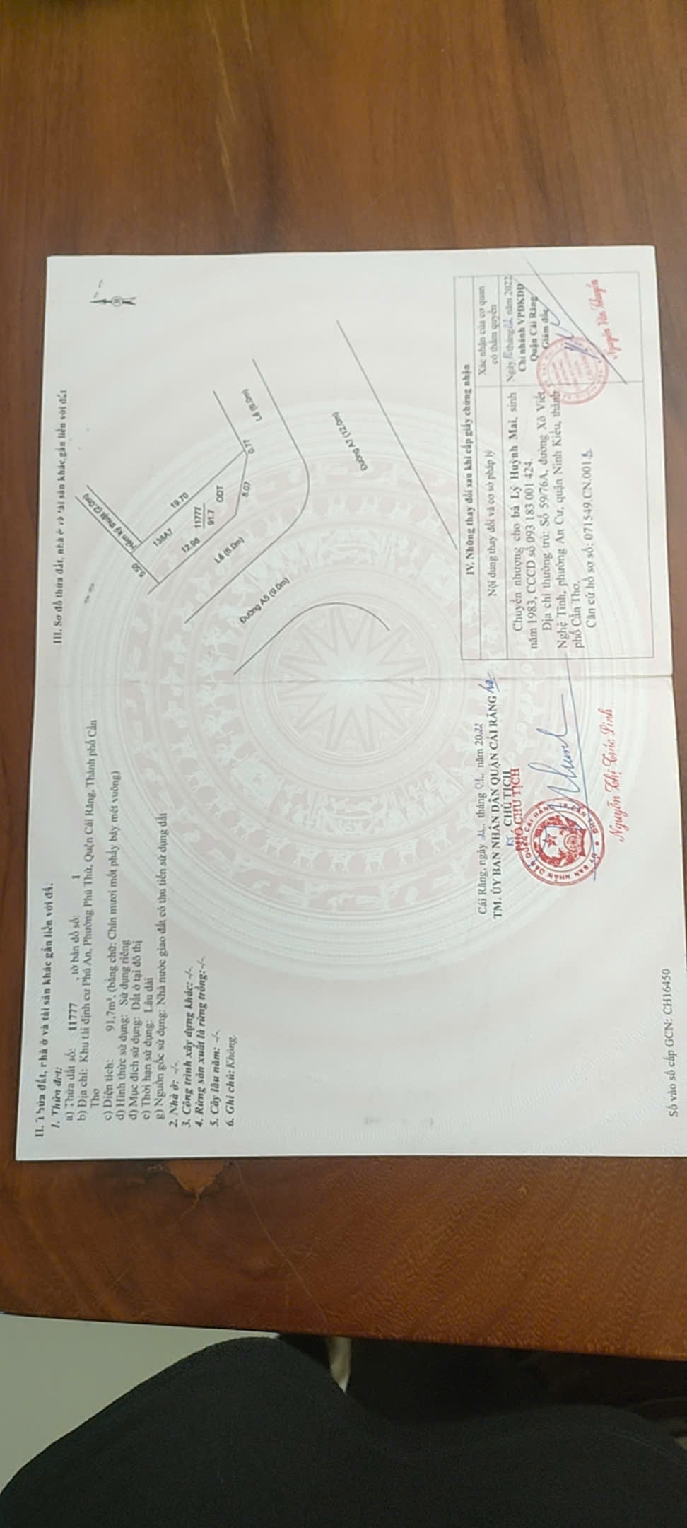 Đất nền góc A7 & A5 KDC Phú An Cần Thơ 187m² giá 6.55 tỷ - Pháp lý rõ ràng!