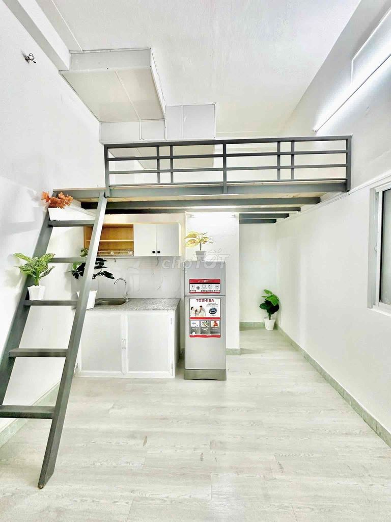 Phòng trọ có gác full nội thất 25m², giá 4 triệu - Gần ĐH Công Thương Tân Phú!